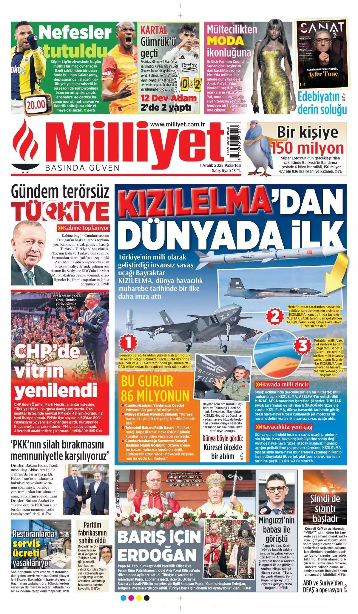 Havadaki kuralları değiştiren atış manşetlerde! KIZILELMA'dan dünyada bir ilk... - Sayfa 2