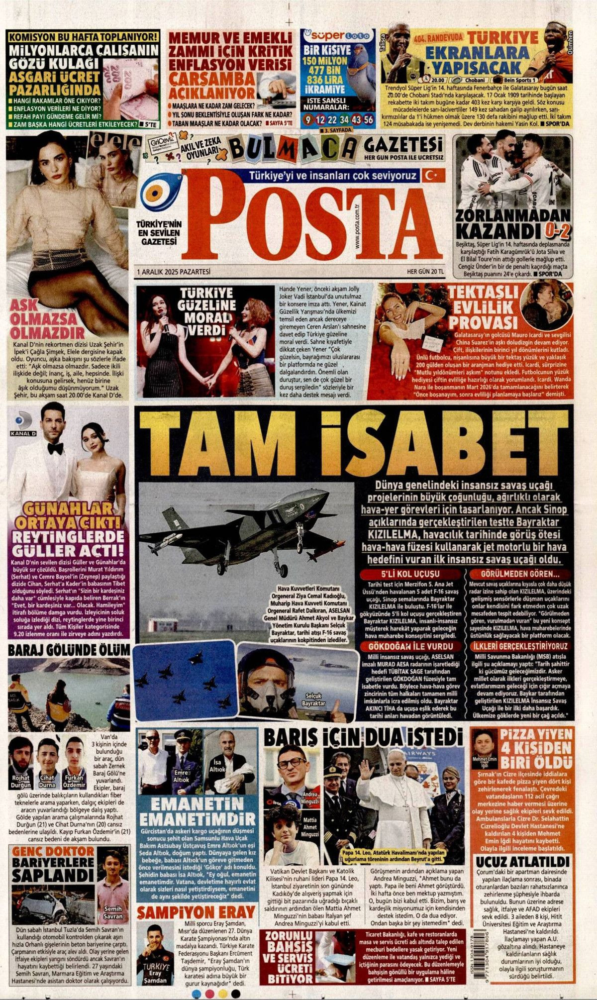 Havadaki kuralları değiştiren atış manşetlerde! KIZILELMA'dan dünyada bir ilk... - Sayfa 23