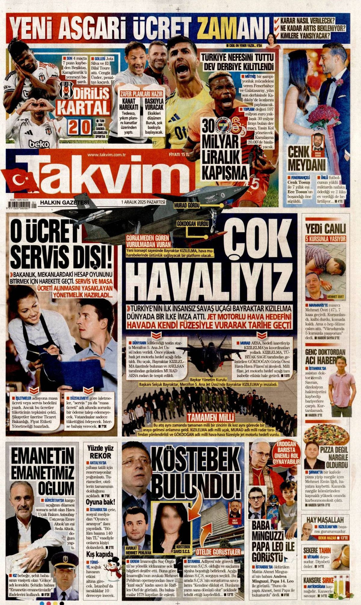 Havadaki kuralları değiştiren atış manşetlerde! KIZILELMA'dan dünyada bir ilk... - Sayfa 13