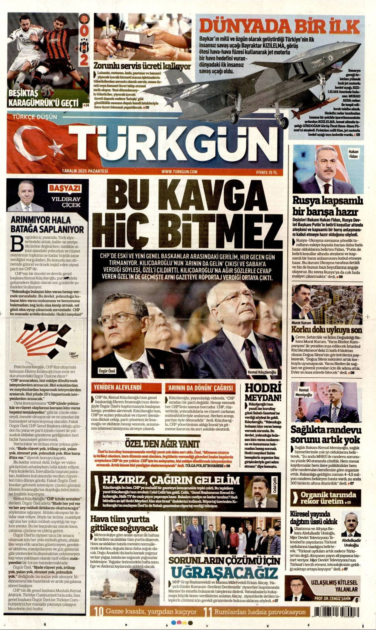 Havadaki kuralları değiştiren atış manşetlerde! KIZILELMA'dan dünyada bir ilk... - Sayfa 11