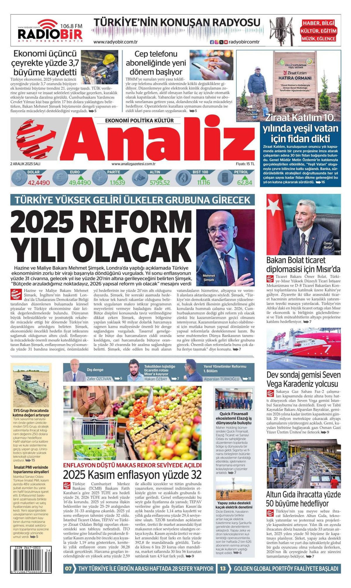 Topyekün kalkınma seferberliği başlıyor! Cumhurbaşkanı Erdoğan'ın müjdesi manşetlerde... - Sayfa 21