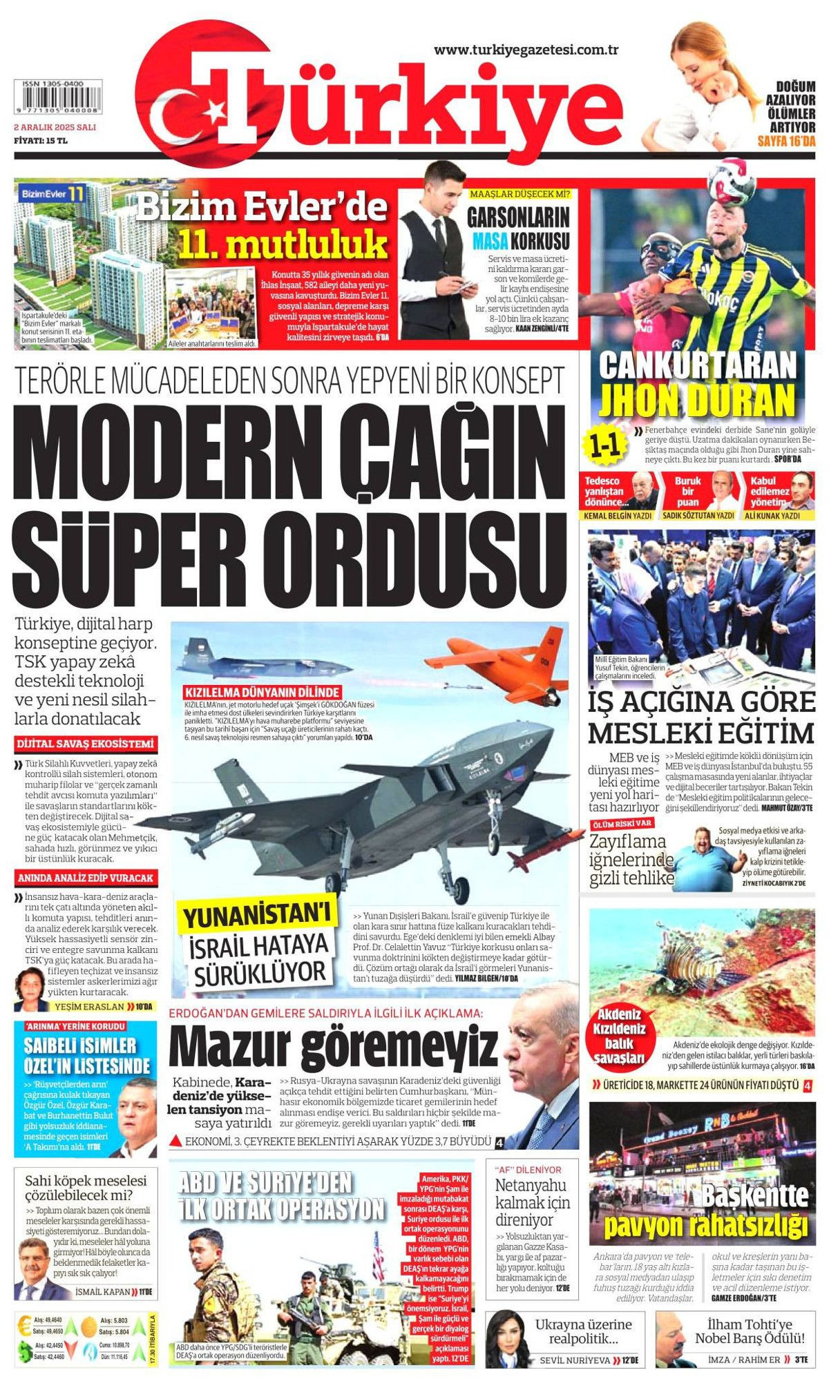 Topyekün kalkınma seferberliği başlıyor! Cumhurbaşkanı Erdoğan'ın müjdesi manşetlerde... - Sayfa 6