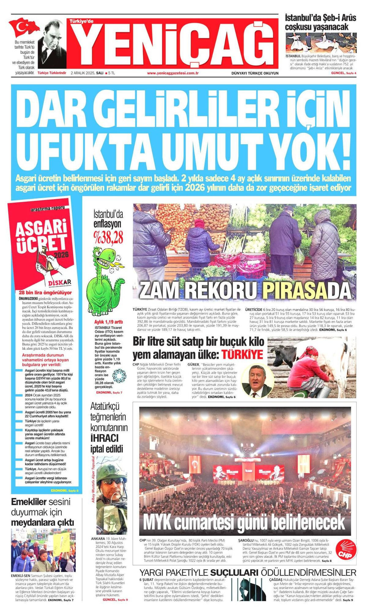 Topyekün kalkınma seferberliği başlıyor! Cumhurbaşkanı Erdoğan'ın müjdesi manşetlerde... - Sayfa 13