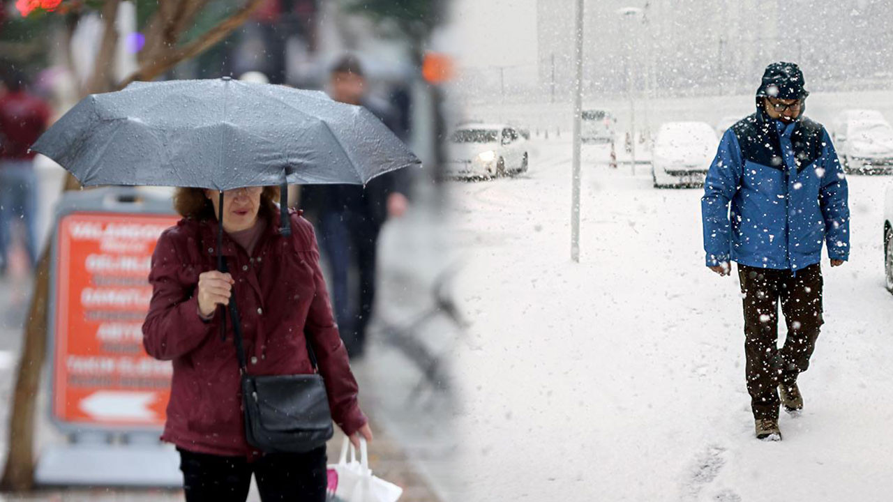 Meteoroloji duyurdu! 28 ile kar ve sağanak geliyor