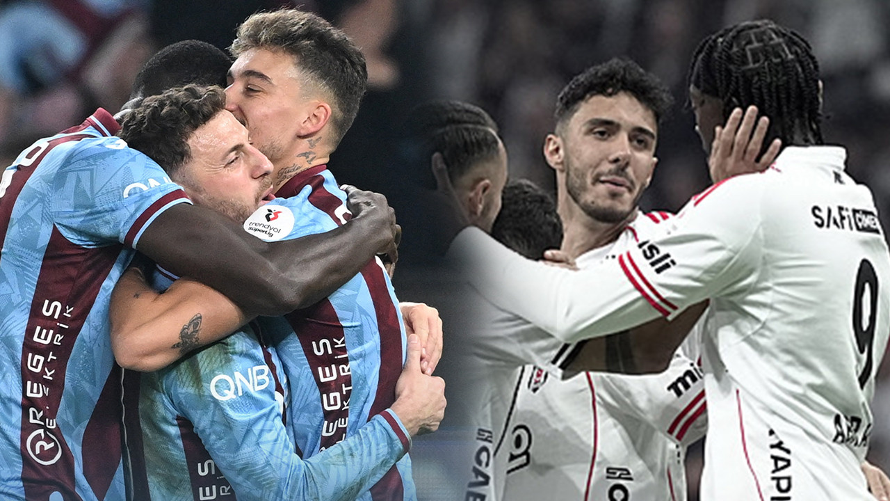 Trabzonspor-Beşiktaş / CANLI ANLATIM! İşte ilk 11'ler