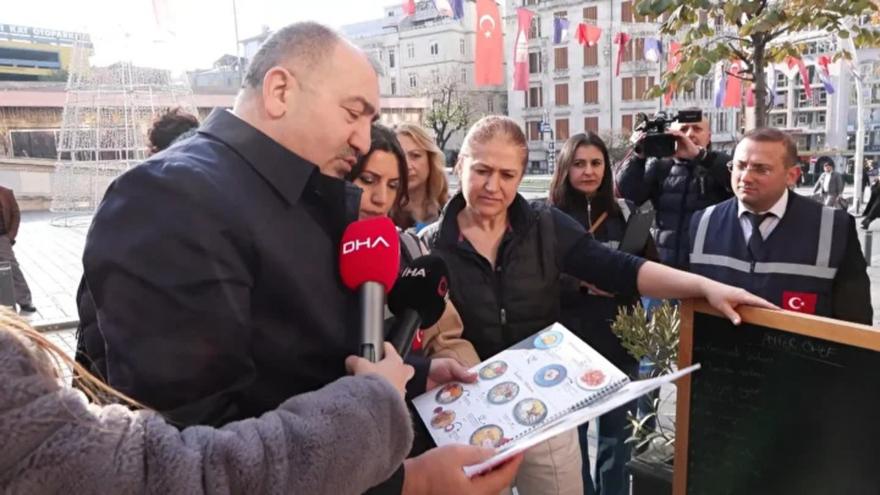 Ticaret Bakanlığı'ndan yıl başı öncesi İstiklal Caddesi'nde fahiş fiyat denetimi! Menüler tek tek incelendi...