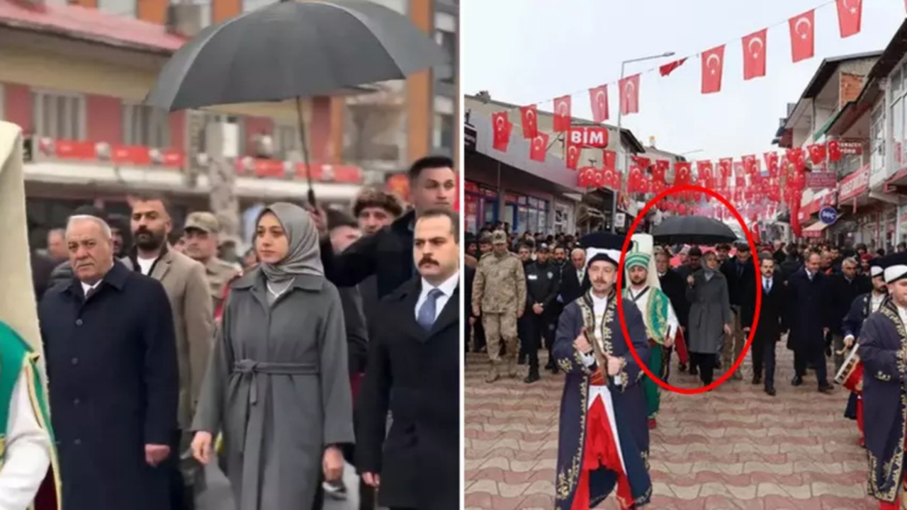 Erzincan Tercan Kaymakamı'ndan şemsiye özürü: Koruma polisi tuttu, sosyal medya ayağa kalktı! "Sorumluluğu üzerime alıyorum"