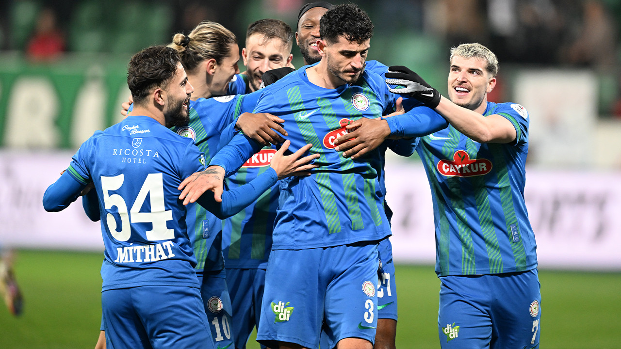 Rizespor sahasında Kocaelispor'u mağlup etti
