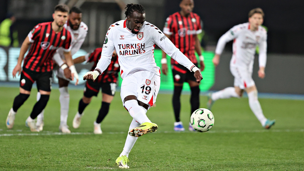 Samsunspor deplasmanda Shkendija'yı mağlup etti