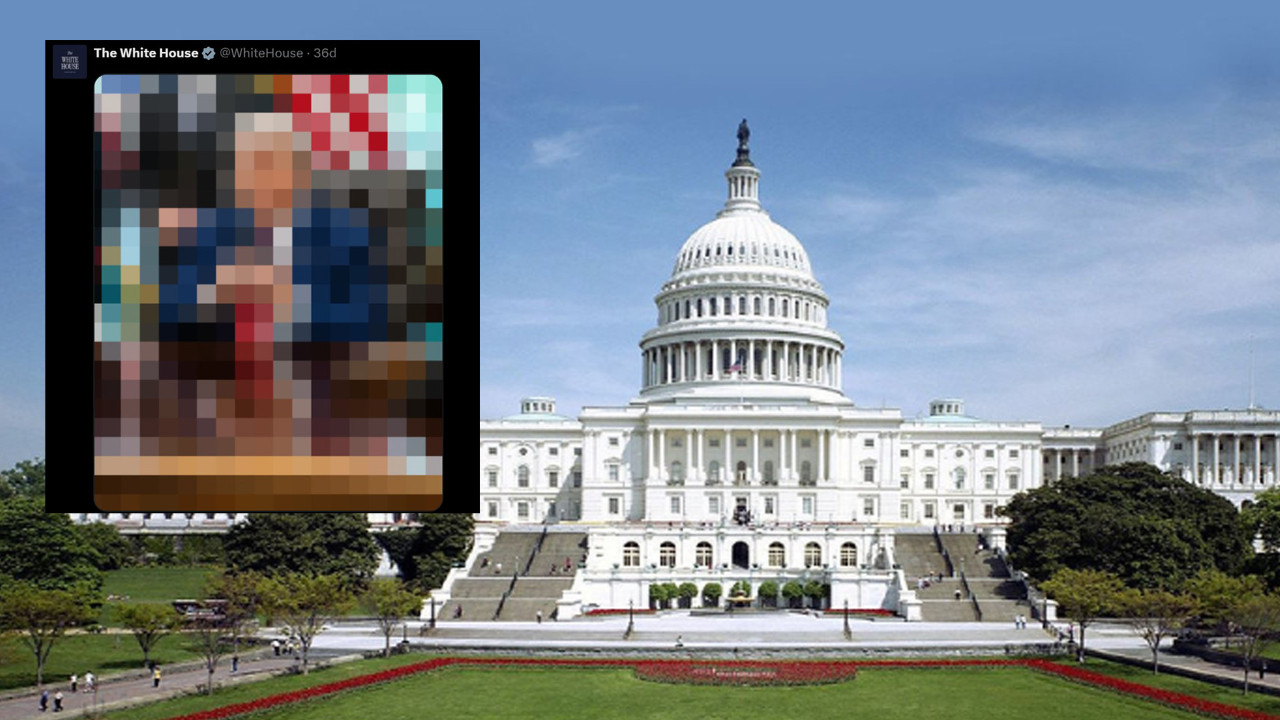 Beyaz Saray'dan ilginç paylaşım: Kime, ne mesaj verilmek istendi?