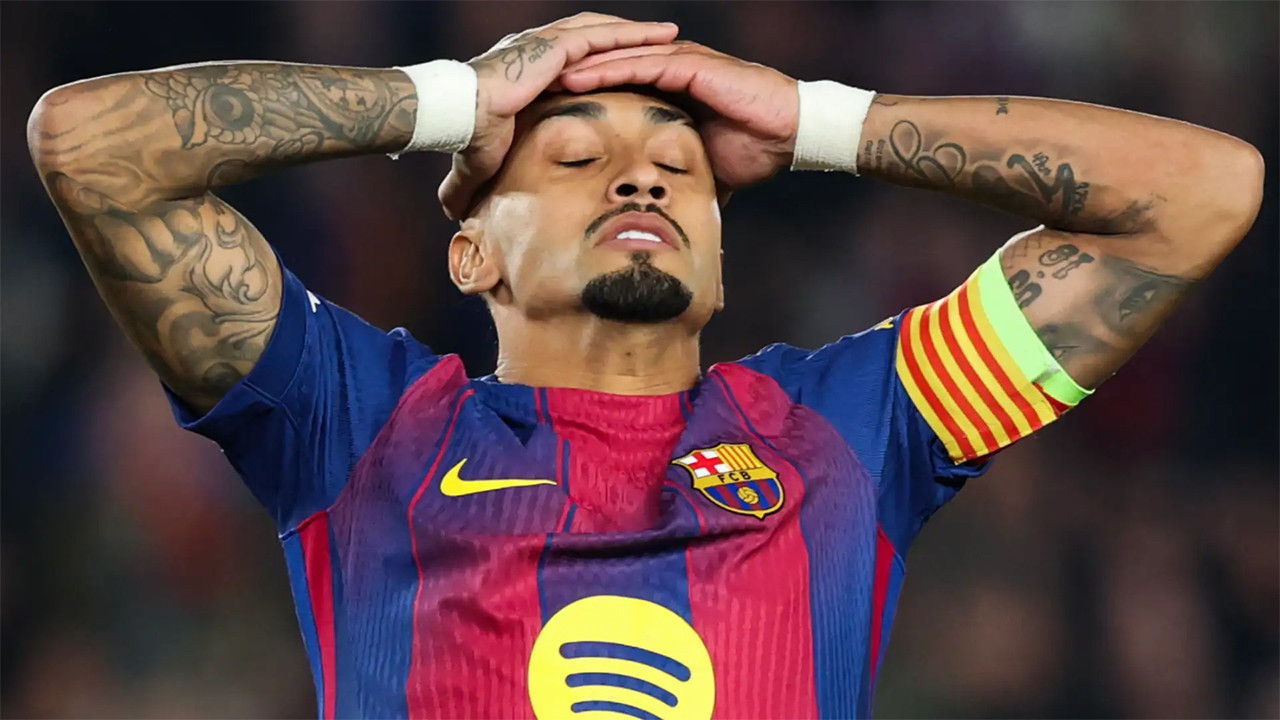 Barcelona'da Raphinha şoku