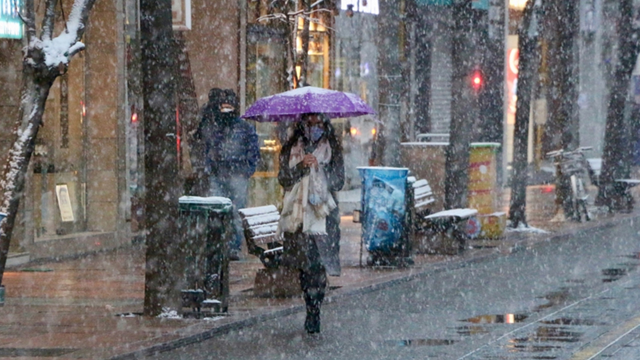 İçişleri Bakanlığı'ndan 18 il için kar ve sağanak uyarısı