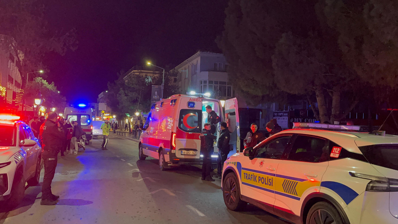 Tekirdağ'da iki motosiklet kafa kafaya çarpıştı: 2 yaralı