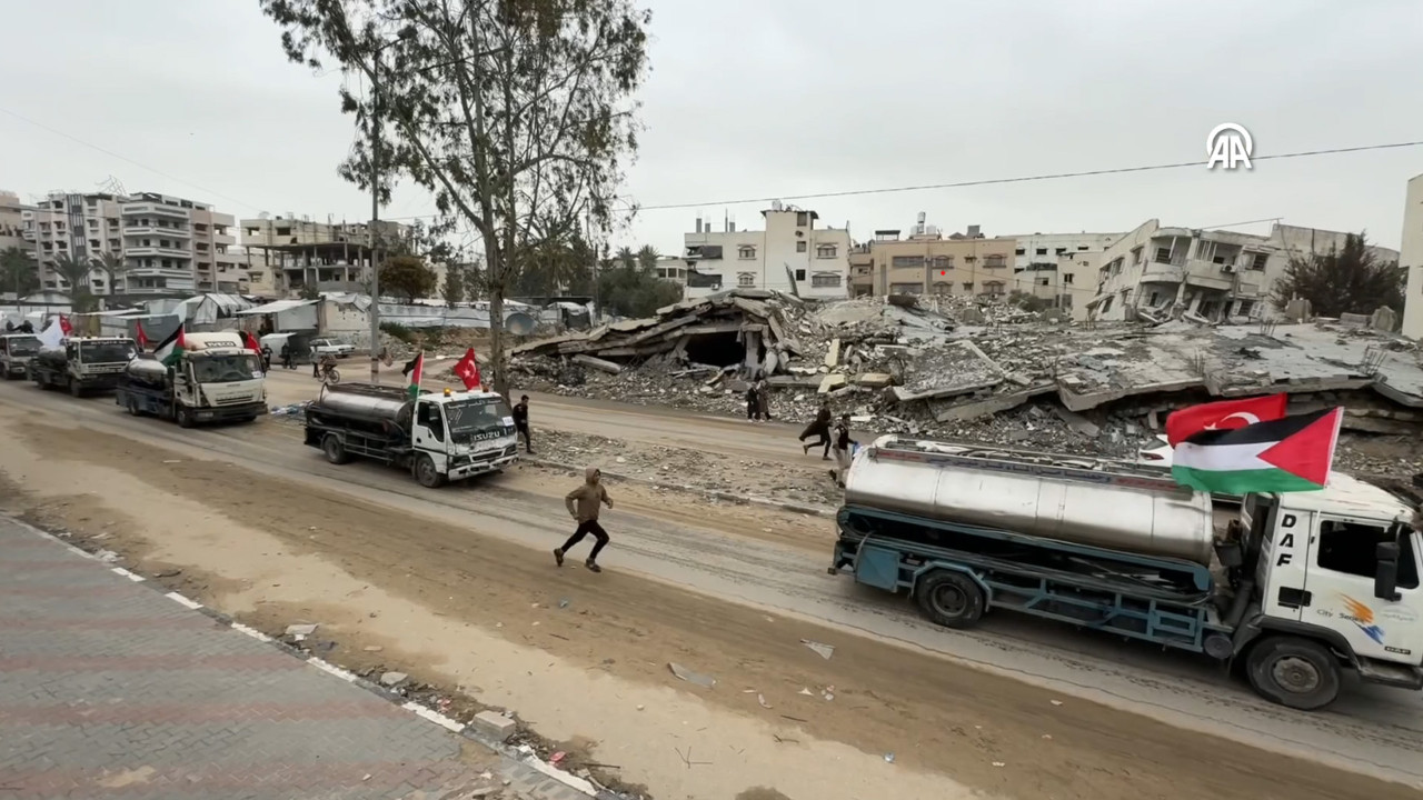 Türkiye'den Gazze'ye can suyu: Mavi Marmara Vakfı tarafından 600 bin litrelik destek