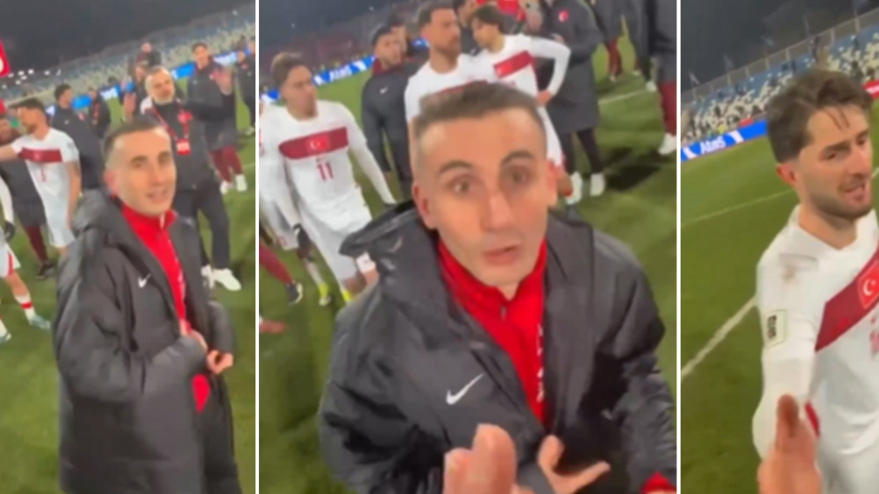 Merih Demiral'ın kamerasından Kosova maç sonu