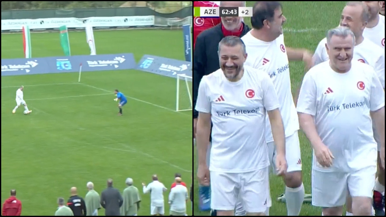 Spor Bakanı Osman Aşkın Bak şampiyonluk golünü attı, Türkiye Azerbaycan'ı 3-1 mağlup etti