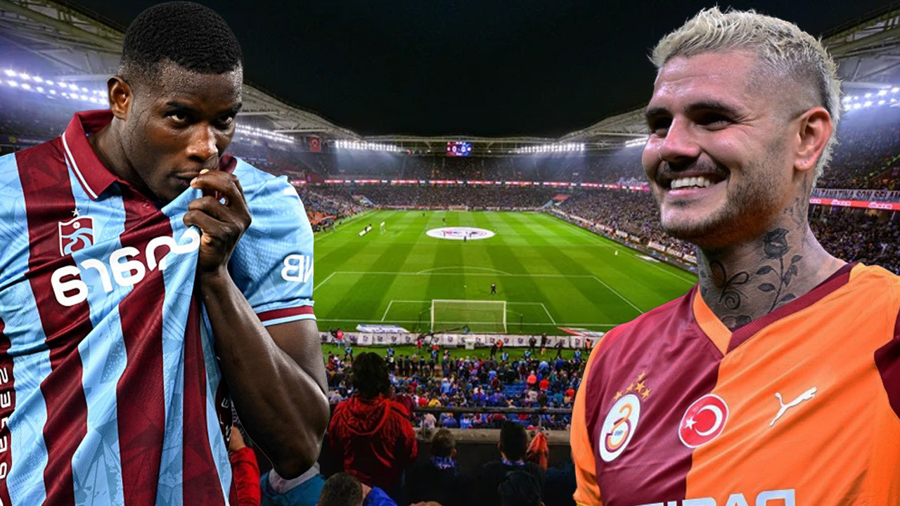 Trabzonspor - Galatasaray derbisinde ilk 11'ler belli oldu! Fatih Tekke ve Okan Buruk arasında taht oyunları: Paul Onuachu mu, Mauro Icardi mi?