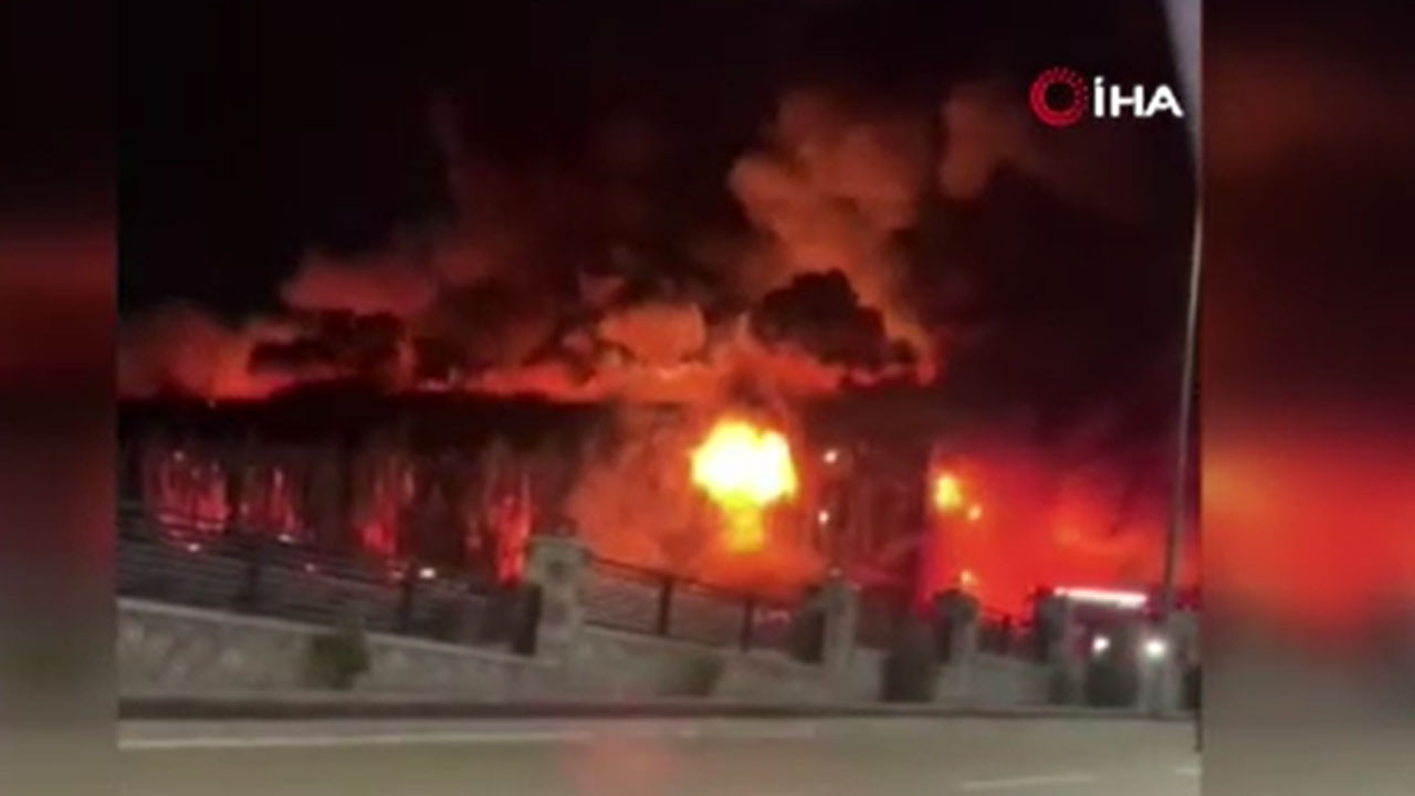 Ankara'da kimya fabrikasında yangın