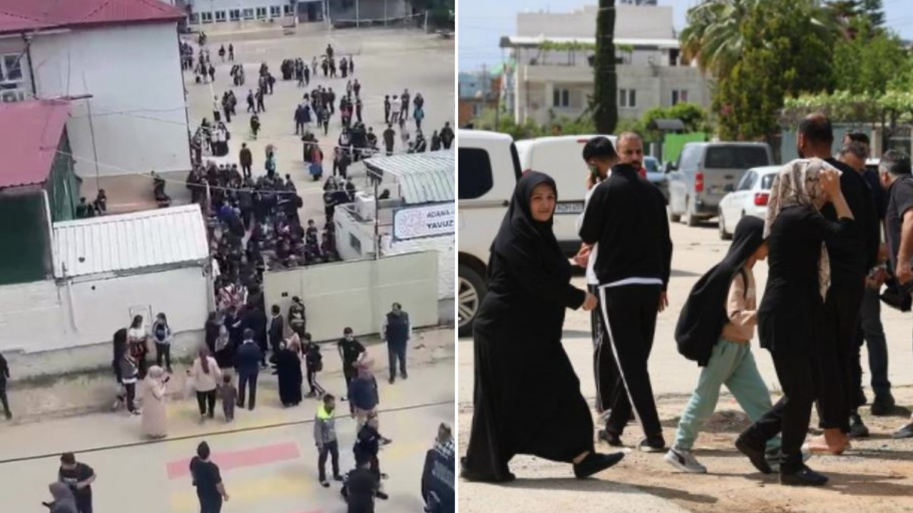 Adana'da okul çevresinde silah sesleri: Öğrenciler ve veliler panikle sokağa döküldü!