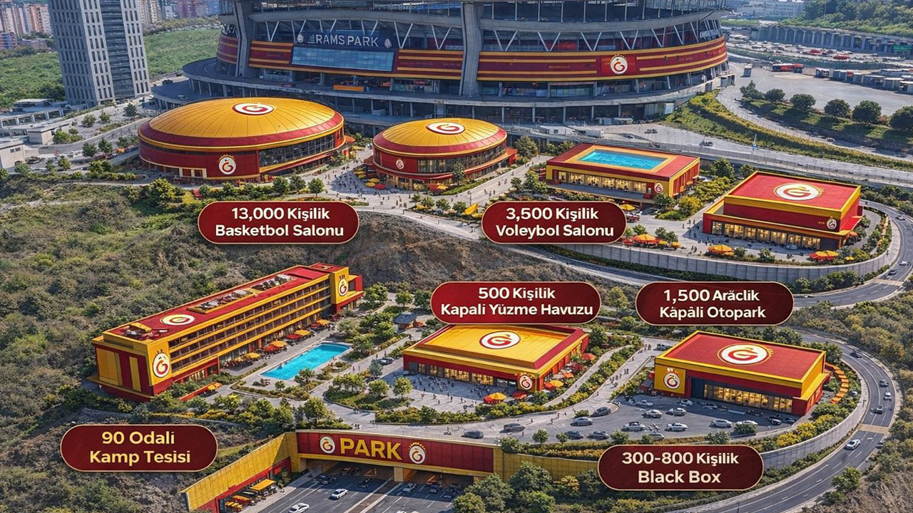 Galatasaray'ın 200 milyon dolarlık Aslantepe Vadisi projesi