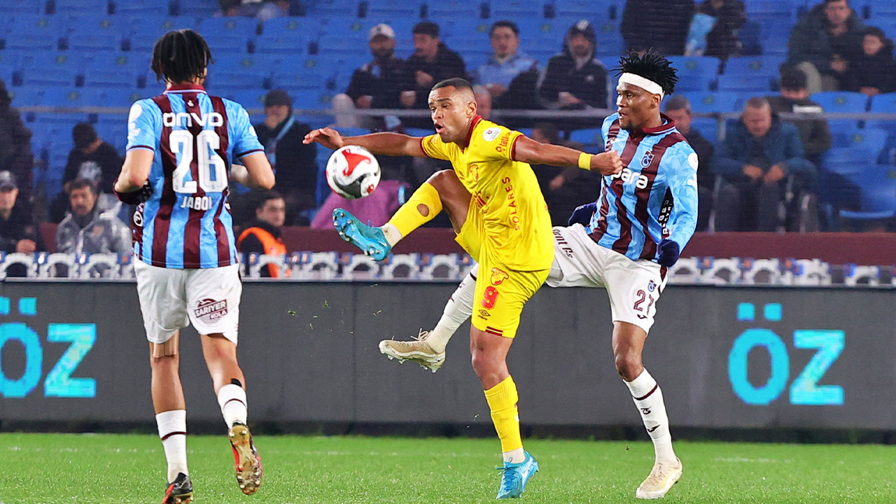 Trabzonspor, sahasında Göztepe ile berabere kaldı