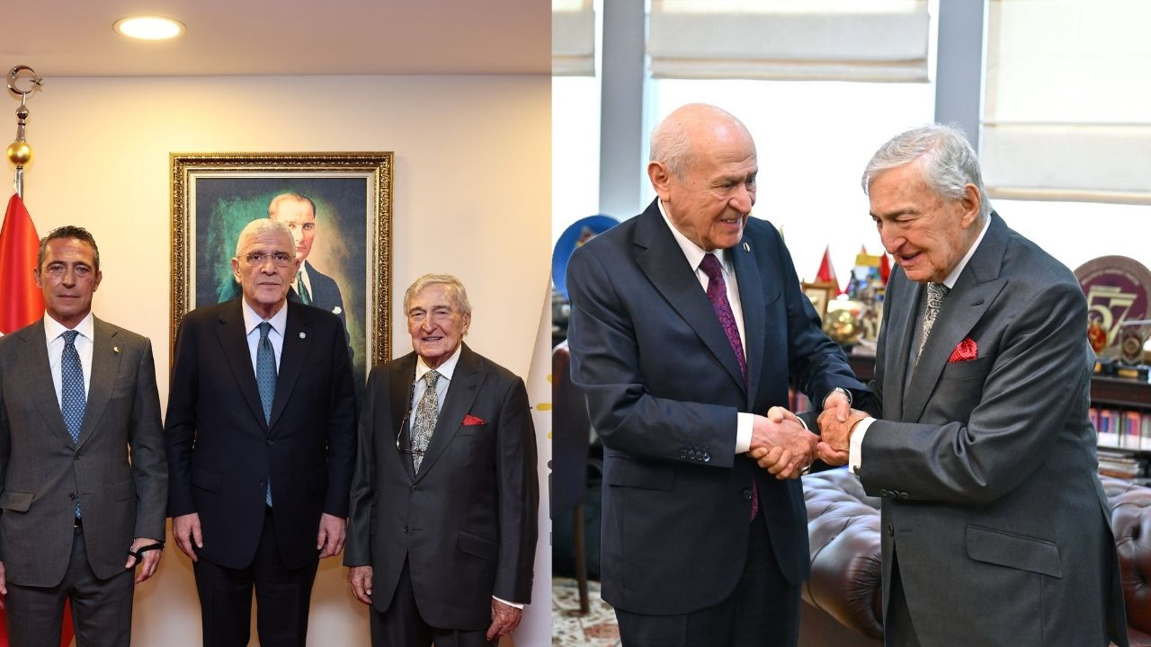 Rahmi Koç ve Ali Koç aynı gün İYİ Parti ve MHP'yi ziyaret etti