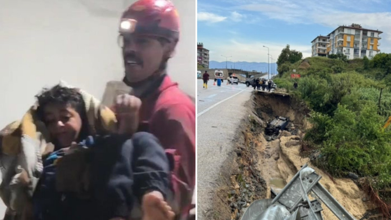 Hatay'da sel felaketi: Asi Nehri taştı, heyelan ve çökmelerde can kaybı 2'ye yükseldi! 