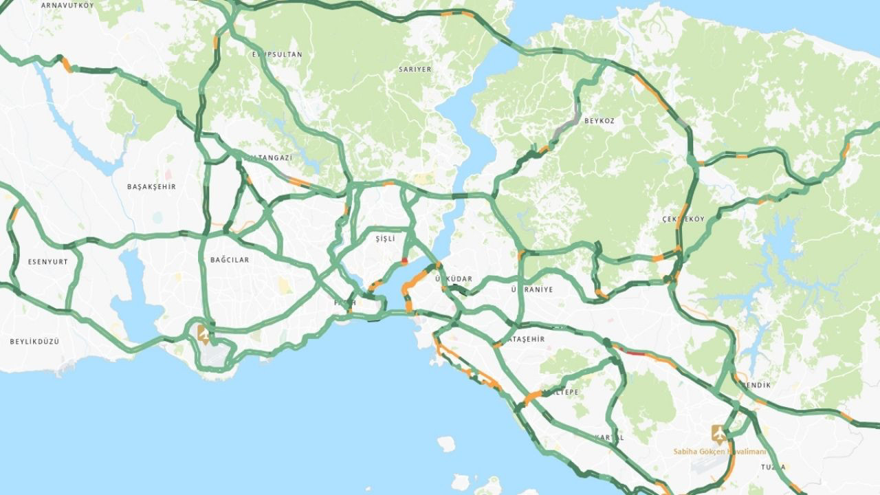 Bayrama 2 gün kala İstanbul bomboş! Trafik yoğunluğu yüzde 8