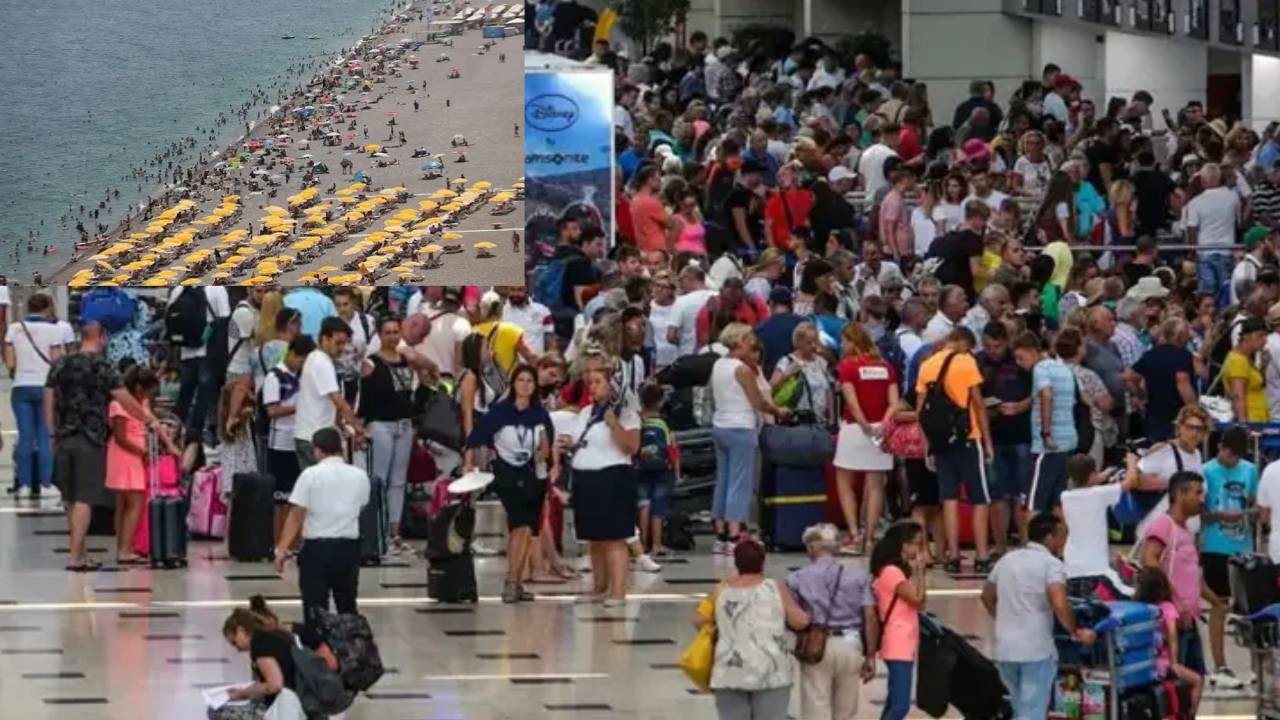 Antalya'da bayram yoğunluğu! Sahiller ve oteller doldu taştı: Havadan ve karadan denetim arttı