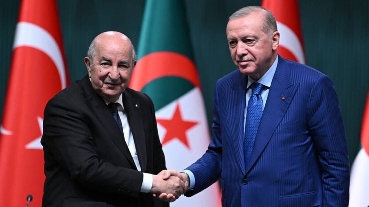 Cumhurbaşkanı Erdoğan, Cezayir Cumhurbaşkanı Tebbun ile görüştü
