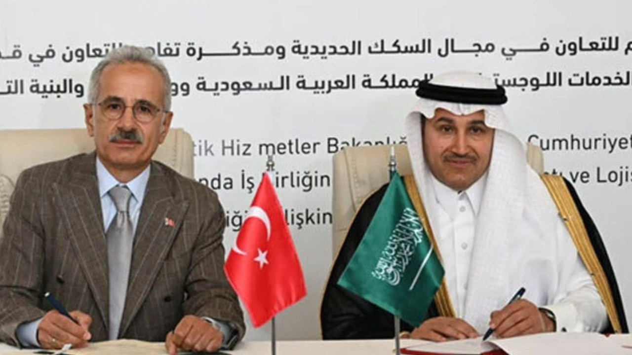 Türkiye ve Suudi Arabistan imzaları attı: Demiryolu bağlantı