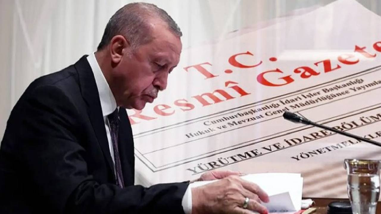 Cumhurbaşkanı Erdoğan onayladı! Resmi Gazete’de yayımlandı: 