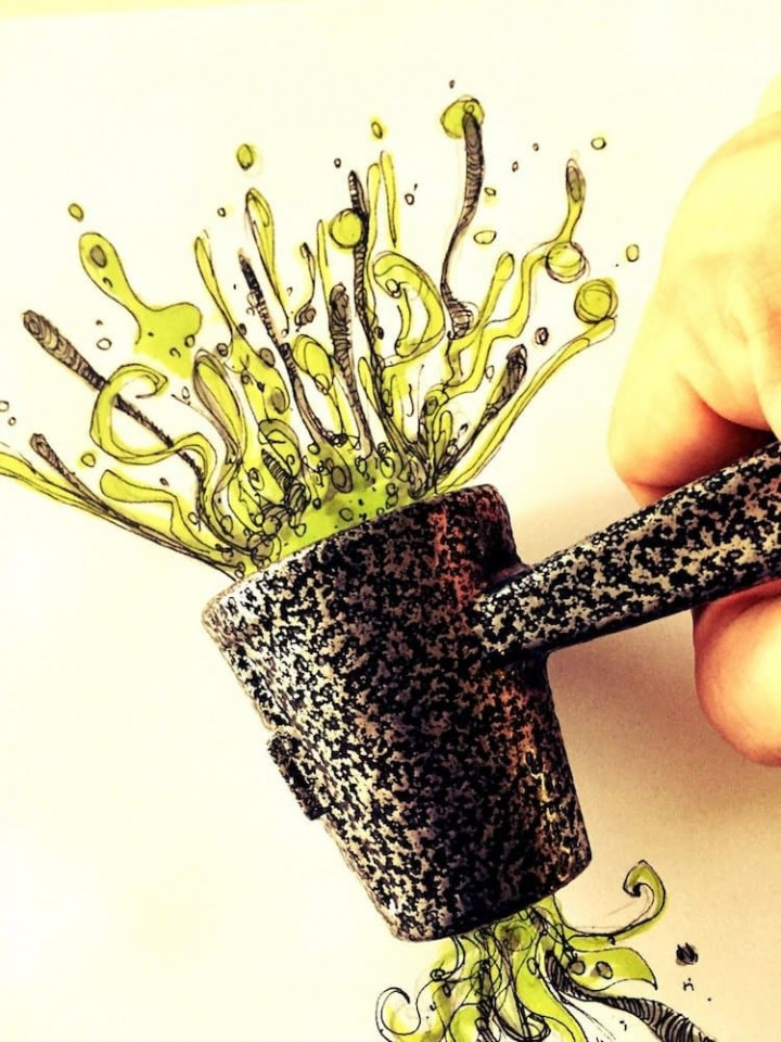 Karikatürist Korhan Erçin'in gerçekle hayalin buluştuğu eğlenceli çizimleri! - Sayfa 11