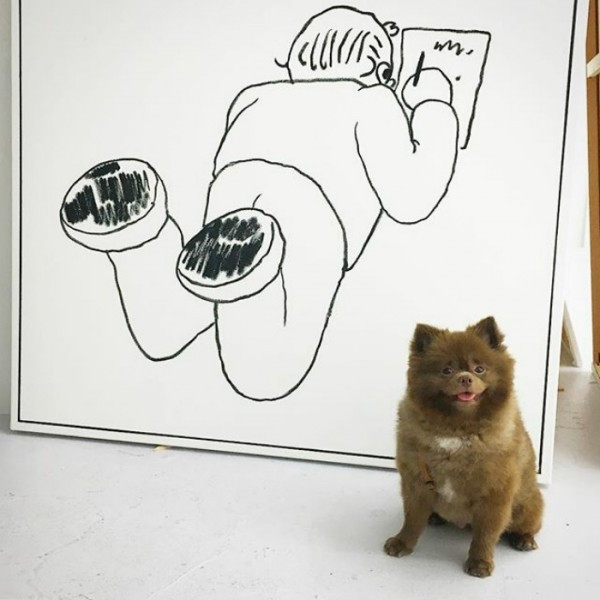 Ayıcık köpek Bert'in barınaktan sanat galerisine uzanan hikayesi... - Sayfa 8